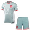 Maillot de Supporter Atlético Madrid Extérieur 2024-25 Pour Enfant